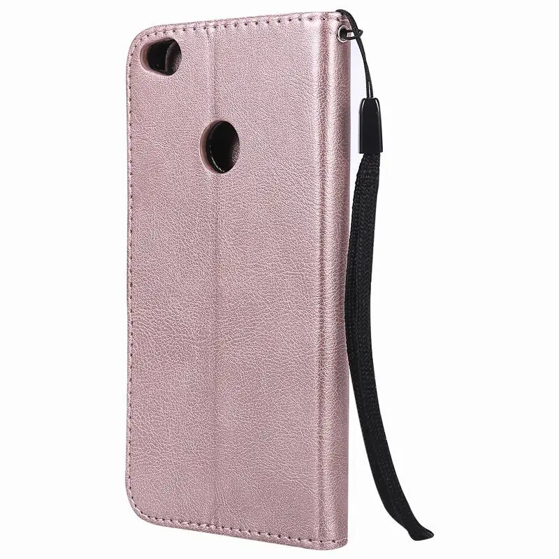 Leather Case For Huawei P8 Lite Case Cover Huawei P9 Lite Phone Case Wallet Card Slot Flip Cover For Honor 8 Lite Case