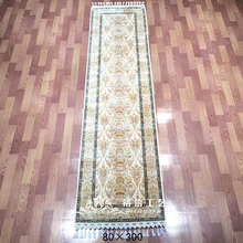 2,5 'x10' длинные шелковые ковры для прихожей Бегун ковер для украшения дома длинный коврик