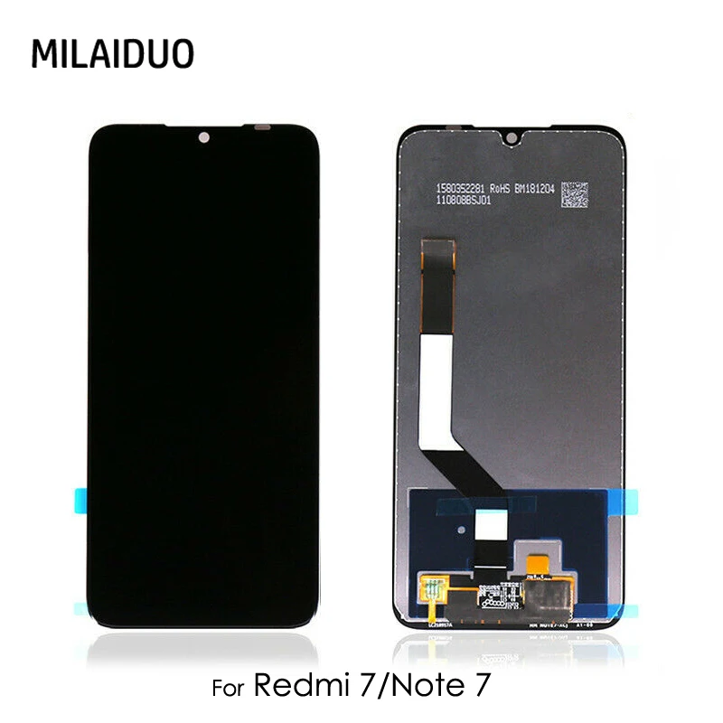 

LCD Display For Redmi 7 6.26" LCD For Xiaomi Redmi NOTE 7 6.3'' Touch Screen Digitizer Assembly Replacement Black No Frame