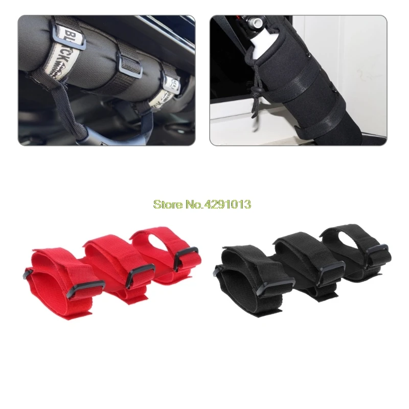 

Nylon Bar Fire Extinguisher Holder Strap Safety Protection Kit for Jeep Wrangler Drop Shipping Support