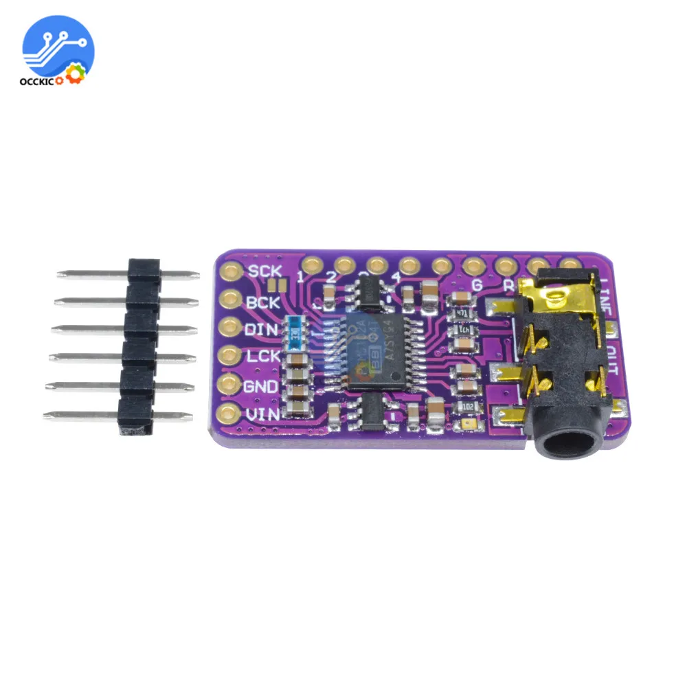 

PCM5102 Decoder Board GY-PCM5102 I2S Player Module I2S Interface Format Player Digital Audio Sound Board for Raspberry
