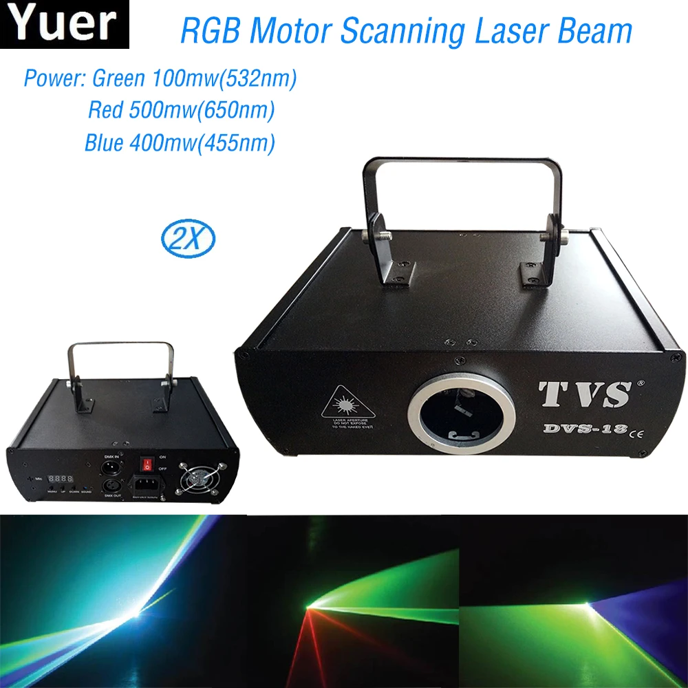 

2Pcs/Lot RGB Laser Light Music Projector Dj Disco Strobe Lights DMX 512 Laser Disco Music Center Equipment Free Shipping