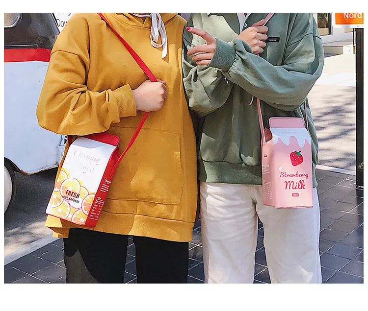 Забавная модная дизайнерская сумка на плечо из искусственной кожи с изображением молочного апельсинового сока для молодых девушек, сумка-тоут через плечо для женщин, Сумка с клапаном из искусственной кожи, кошелек с клапаном