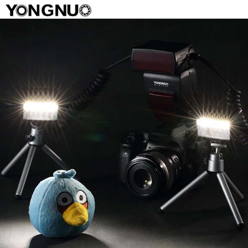 Вспышка Yongnuo Speedlite YN-24EX ttl Dual Head Macro Ring Flash Light для Canon DSLR полости рта зубы украшения крупным планом фотографии