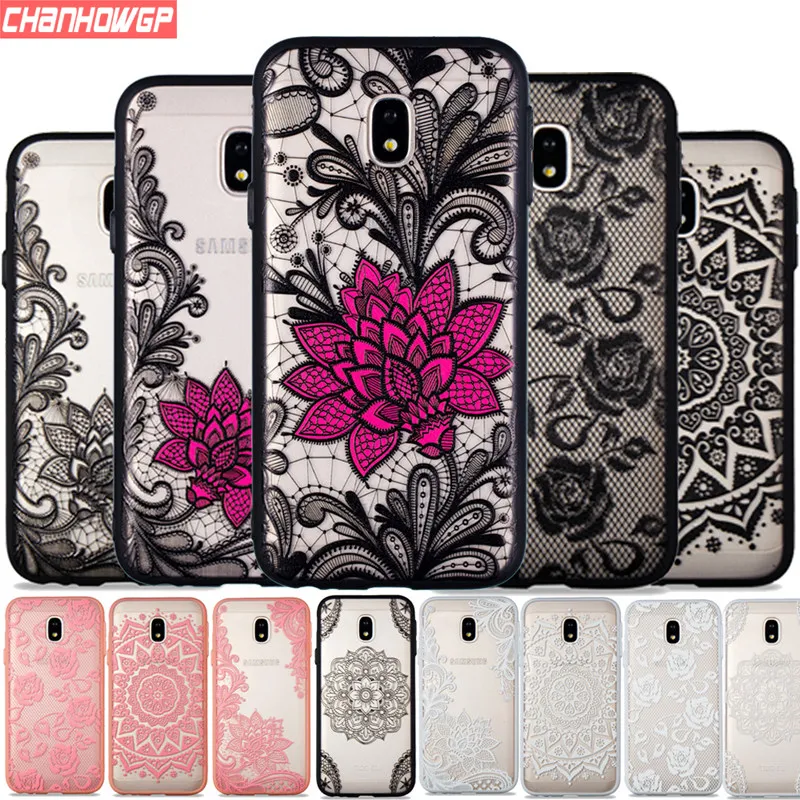 

3D Flower Soft Case For Samsung Galaxy A6 A8 J8 J6 J4 2018 S6 S7 edge S8 S9 Plus A3 A5 J2 J3 J5 J7 Pro 2017 2016 Full Cover Capa