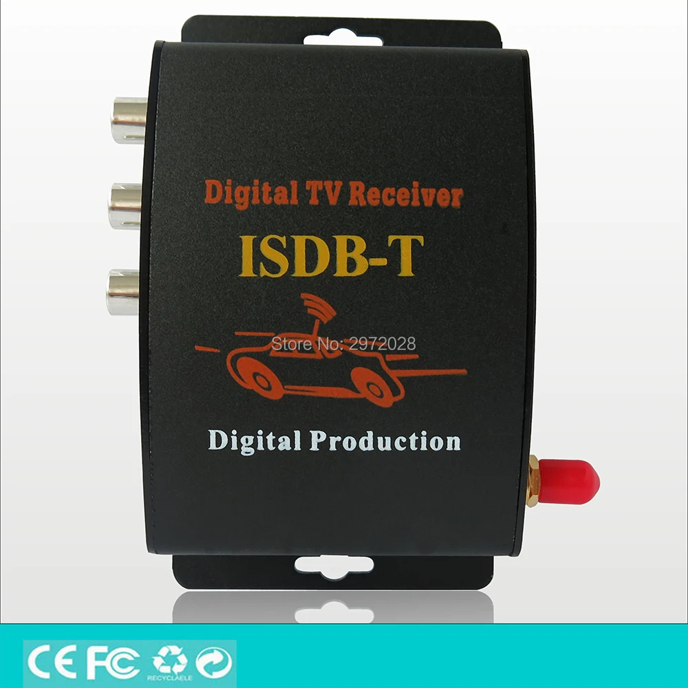 Автомобильный цифровой ТВ тюнер MPEG4 с одним Seg HD 1080P HDMI CVBS приемник для мобильного