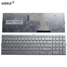 GZEELE новая клавиатура для ноутбука acer Aspire 8950 8950G 5943G 5943 5950 5950G 8943 8943G серия серебро RU русская замена клавиатуры