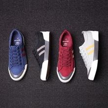 Mens Casual Shoes 2016 New Arrival Original Breathable Men Canvas Shoes Flat Lace-Up Shoes Sport Designer New Brand Men Flats