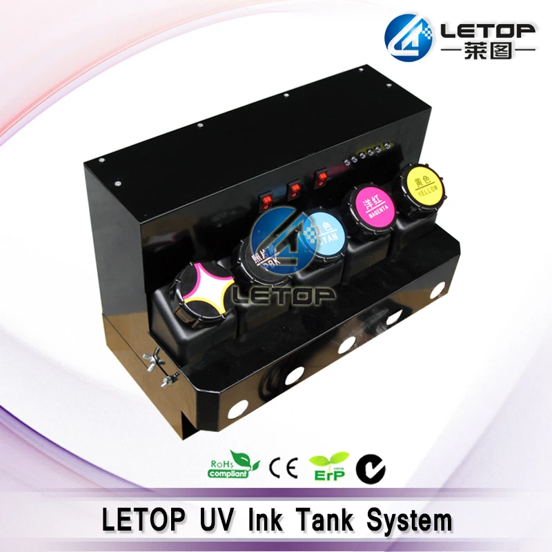 

black UV ink cartridge boxes with ink level sensor for UV flat printer