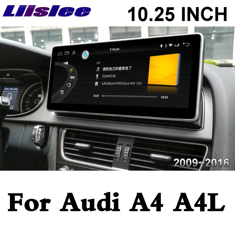 Автомобильный мультимедийный плеер Liislee NAVI 10,2" Android для Audi A4 A4L B8 8K 2009~ CarPlay адаптер Радио Стерео gps 4G навигация