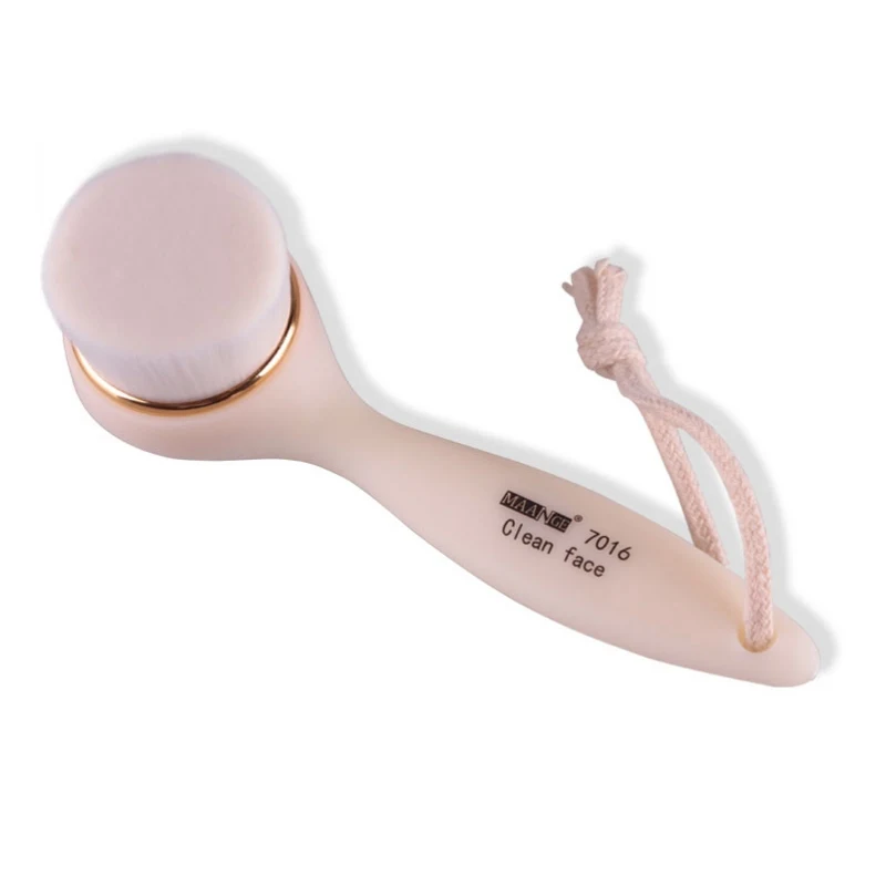 

Facial Care Mild Fiber Oval Brush Makeup Cleansing Washing Brushes Beauty Long Handle Face Deep Brushes Maquiagem Face Clean