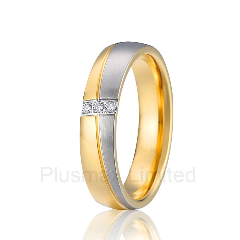 中国メーカー Beautifu 2 トーンクラシック L 愛好家の女性 Titanium 鋼結婚指輪カップルリング Wedding Cake Decorating Tools Ring Gothwedding Band Vs Wedding Ring Aliexpress