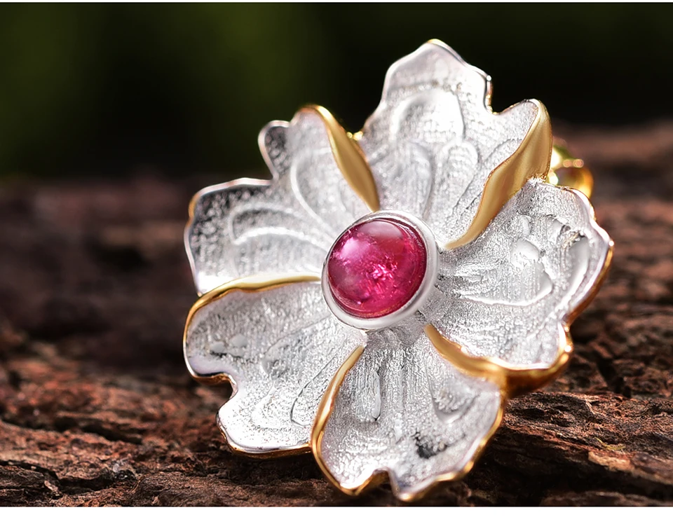 Brincos de Prata Brincos para Mulher Lotus Real Esterlina Natural Pedra Preciosa Original Artesanal Jóias Finas Peônia Flor Parafuso Prisioneiro Fun 925 8 Cheap Brincos de tarracha