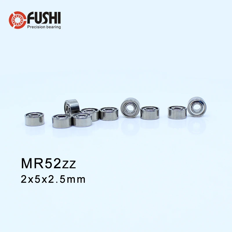 

Миниатюрные подшипники MR52 ZZ ABEC-1 (100 шт.) 2x5x2, 5 мм, подшипники MR52ZZ