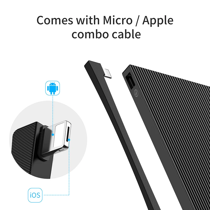 Baseus 10000mAh Dual USB LCD Power Bank For iPhone X 8 7 6 Portable Powerbank Mobile Phone External Battery Charger Poverbank