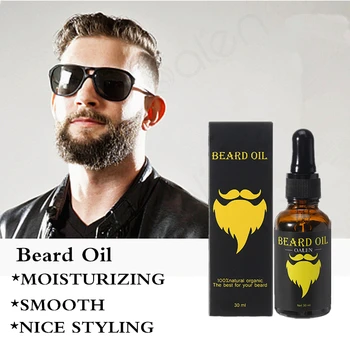 

30ml Men Natural Organic Styling Beard Oil Moisturizing Smoothing Dashing Fragrance Gentlemen Moustache Oil Face Hair Care