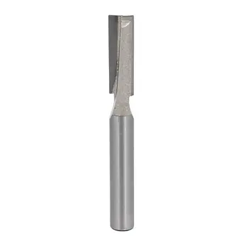 

1/4-Inch Shank 1/4-Inch Cutting Dia Double Flute Carbide Tipped Cleaning Bottom Router Bit Cutter