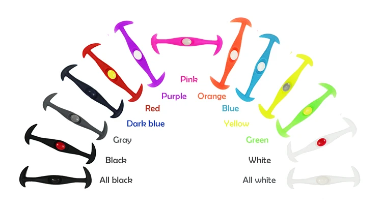 12 шт. эластичные силиконовые шнурки для обуви, цветные шнурки, шнурки для кроссовок, женские и мужские шнурки
