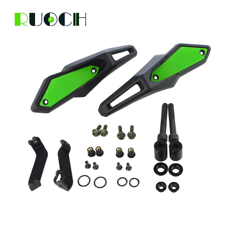 

Motorcycle Accessories Green Black Engine Guard Frame Slide Protector Cover Stator Protector for Kawasaki Z900RS Z900 RS 2017 18