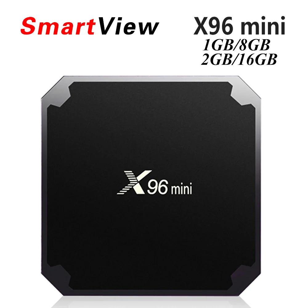 X96mini Android 7 1 TV BOX 2GB16GB Amlogic S905W Quad Core Suppot H 265 4K 30tps