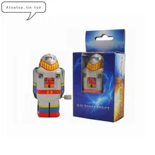 Винтажная Коллекция роботов оловянные игрушки Классические заводные мини-Роботы серии оловянные игрушки для взрослых детей коллекционный подарок