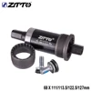 ZTTO Bicycle BSA Bottom Bracket  111 113.5mm 122.5mm Quare Hole Crank Axis bicycle parts BB for Square Tapered Spindle Crankset ► Photo 1/6