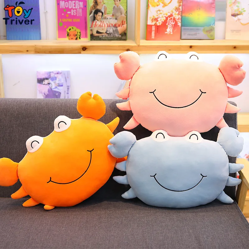 

Kawaii Crab Ocean Sea Stuffed Animals Toys Doll Plush Toy Triver Decorations Cushion Pilllow Baby Boy Girl Kids Children Gift