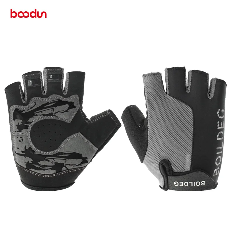BOODUN Новые мужские и женские велосипедные перчатки лайкра дышащие велосипедные перчатки летняя половина пальцев велосипедные перчатки Luvas de ciclismo