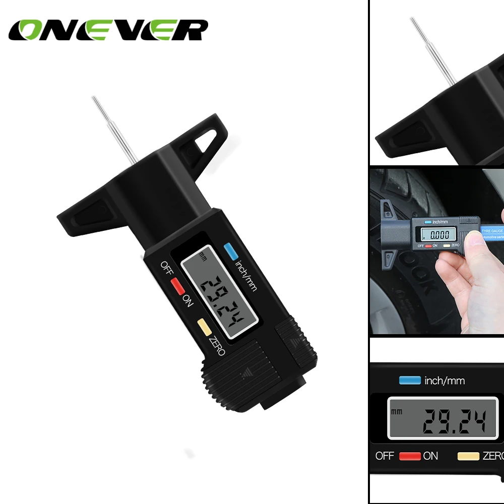 Датчик давления в шинах Onever цифровой манометр с ЖК дисплеем 0 150psi для автомобилей