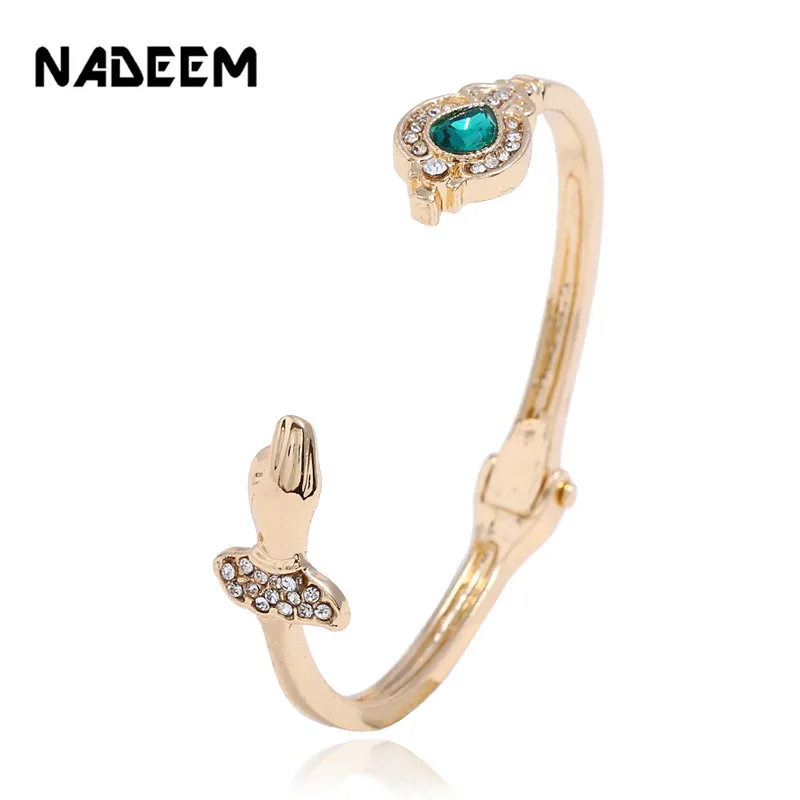 Fashion Palm Accessories Viking Spring Bangle Bracelet Indian Jewelry