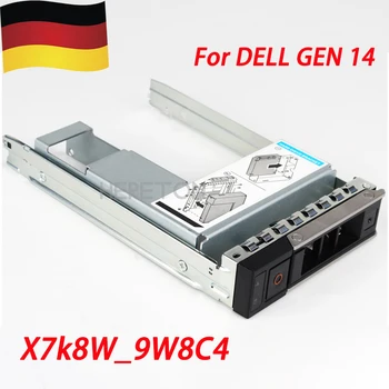 

DE Shipping 2.5" Adapter Tray X7k8W+ 9W8C4 3.5" LFF HDD Tray Caddy for Dell Gen 14 R640 R6415 R740 R7415 R7425 R740xd R940