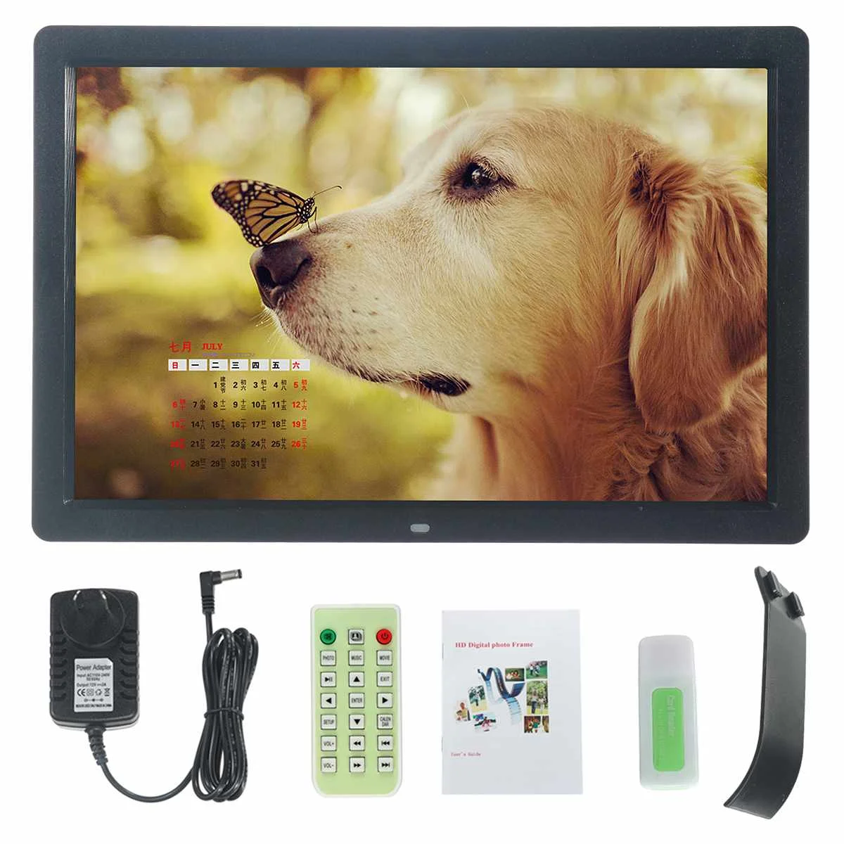 Продажа 17 дюймов HD Цифровая фоторамка галерея рекламная машина с пультом дистанционного управления 1440*900 светодиодный экран электронное изображен...