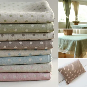 

8pcs 100% Cotton Polka Dots Cotton Fabric Bundle,Sewing Quilting Tissue Suitable for Tablecloth Curtain Pillow