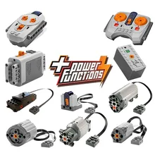 compatible legoing Motor Legoing technic train Remote Receiver LED Light Battery Box Power Functions 20001 3368 Technic 20053