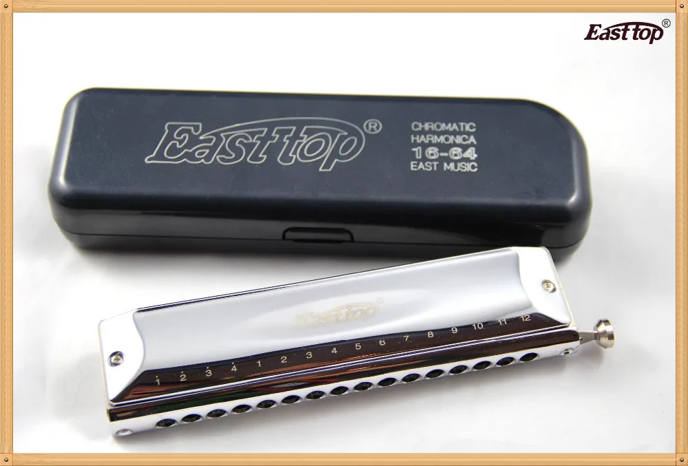 EASTTOP T1664 chromatic harmonica ABS comb, 16holes 64tones chromatic