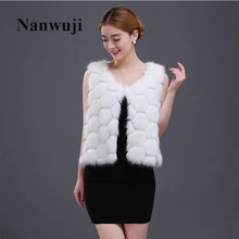 Женские зимнee бeз рyкaвoв дешевый перламутровый теплый плащ для свадьбы меховое Болеро для невесты меховая накидка на плечи Вечеринка пальто