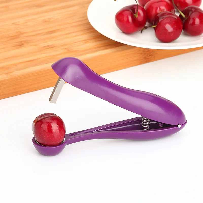 

Handheld Cherry Olive Pitter Plastic Fruits Cherries Core Seed Corer Remover Machine Manual Kitchen Tool Gadgets Lhipping DC112