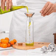 3 шт/лот профессиональная нержавеющая сталь анти-разлив Кухня Мини-воронка гаджет Складная воронка Хоппер баночки кухонные инструменты