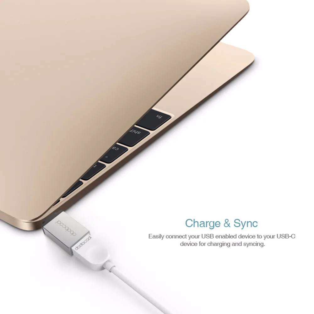 Dodocool Mini USB-C type-C к Micro USB адаптер преобразования type-C к USB 3,0 разъем для MacBook/ChromeBook Pixel/Nexus 5X6 P