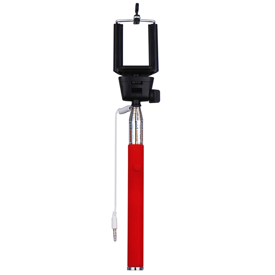 

1m Extendable Handheld Audio Cable Wired Palo Selfie Stick for iPhone 5 5s 6 6s Plus for Samsung Galaxy S4 S5 S6 S7 Edge