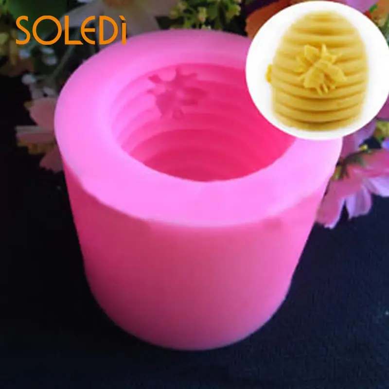 DIY свечи ручной работы силиконовые формы 3D вафельная винт свечи ручной работы мыло силиконовые формы опора