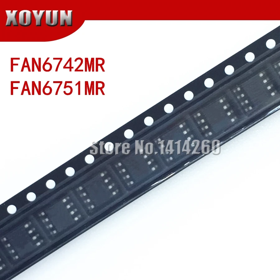 

5 шт./партия FAN6742MR FAN6751MR 6742MR 6751MR sop-8