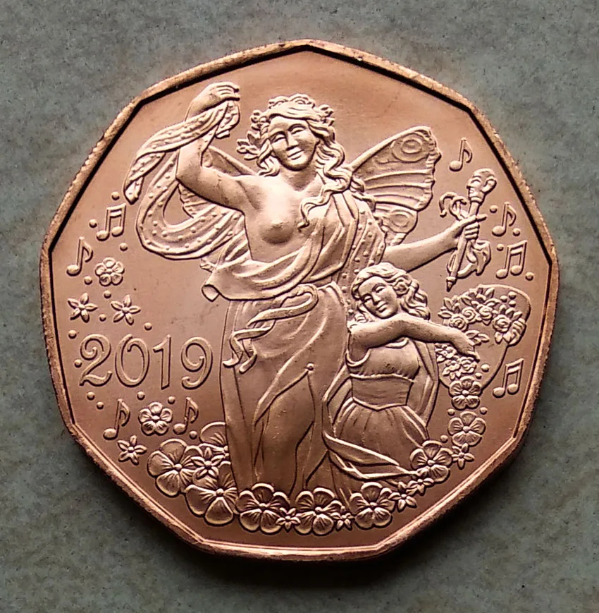 

28mm Austria 2019 ,100% Real Genuine Comemorative Coin,Original Collection
