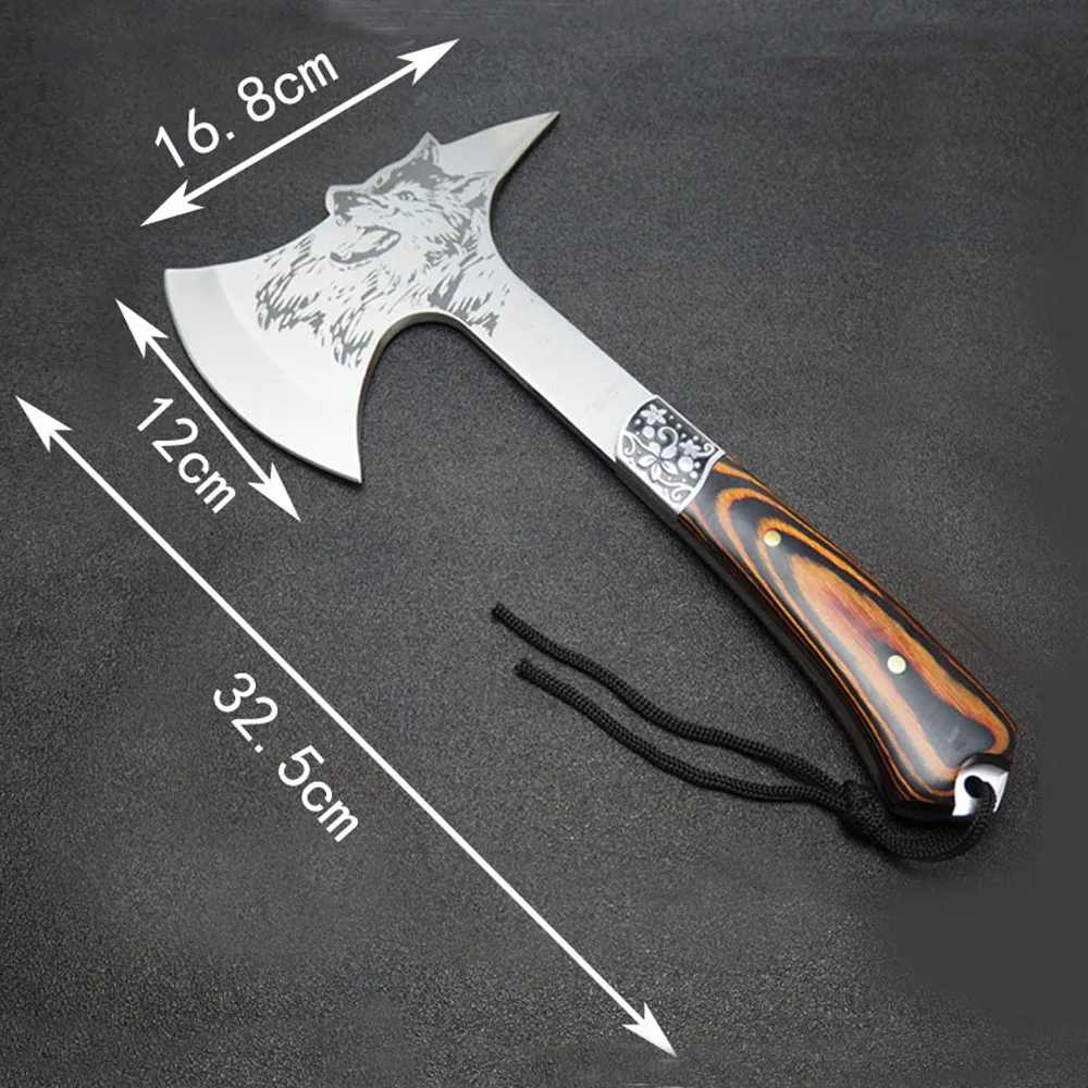 King Sea Axe Многофункциональный Томагавк открытый горный кемпинг топор для выживания мачете топор для кемпинга с деревянной ручкой топор