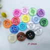 120pcs 11mm Mix colors / 1 color 4 holes Resin Shirt Buttons for Sewing scrapbooking craft Decorative Accessories Loose Buttons ► Photo 2/6