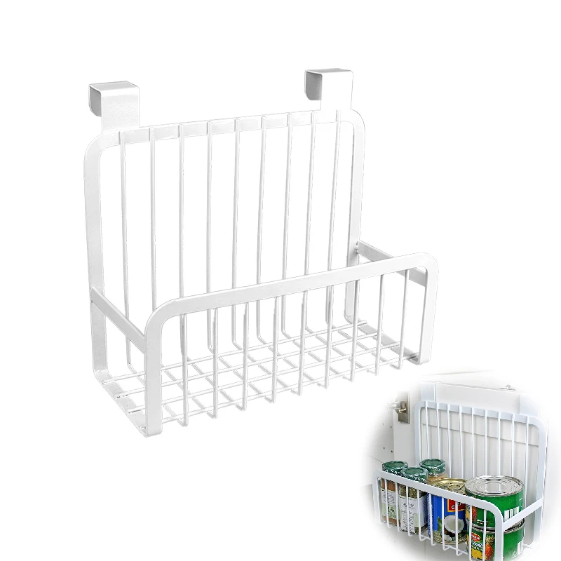Carbon Steel Functional Storage Hanging Basket For Condiment Bottle Suspension Type Rack Bathroom Kitchen Tools