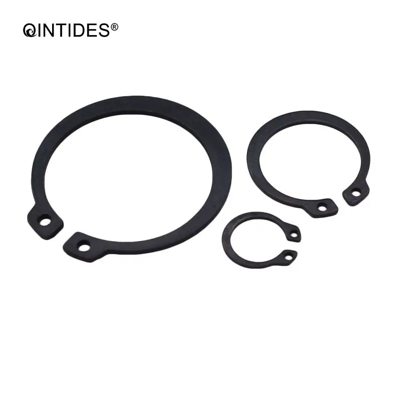

QINTIDES M130 M140 M150 Circlips for shaft type A 65 manganese steel shaft retaining ring Bearing retainer circlip