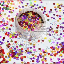RLH3251-134 смешанные голографические Лазерные Цвета формованные Блестки для дизайна ногтей и украшения своими руками 1 упаковка = 50 г