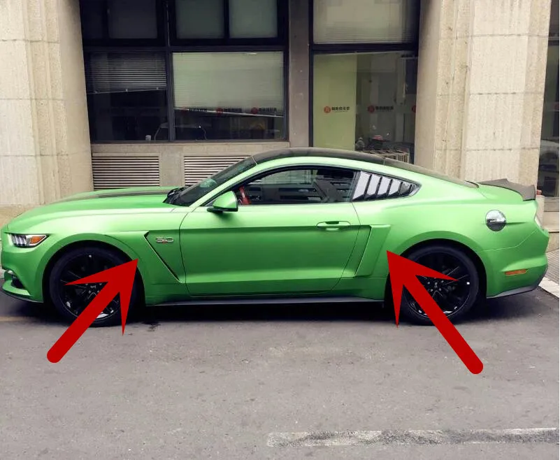 ABS праймер передняя + задняя сторона автомобиля крыло дверь эмблема значок
