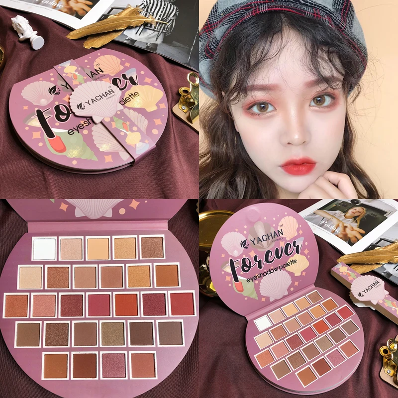 

Professional Mermaid Eyeshadow Palette 28 Color Glitter Shimmer Matte Makeup Palette Pigmente Eye Shadow Pallete Cosmetic